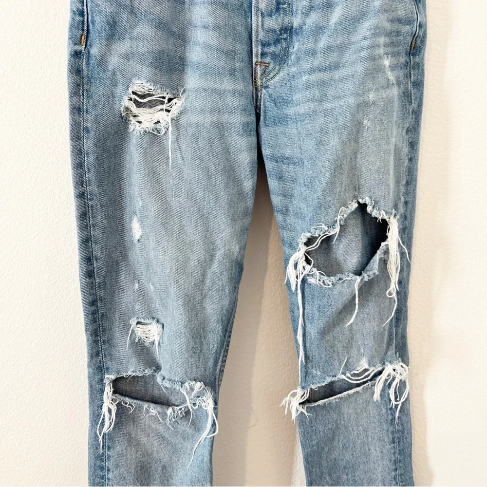GRLFRND Karolina High-Rise Crop Jeans A Little More Love Revolve Distressed 25